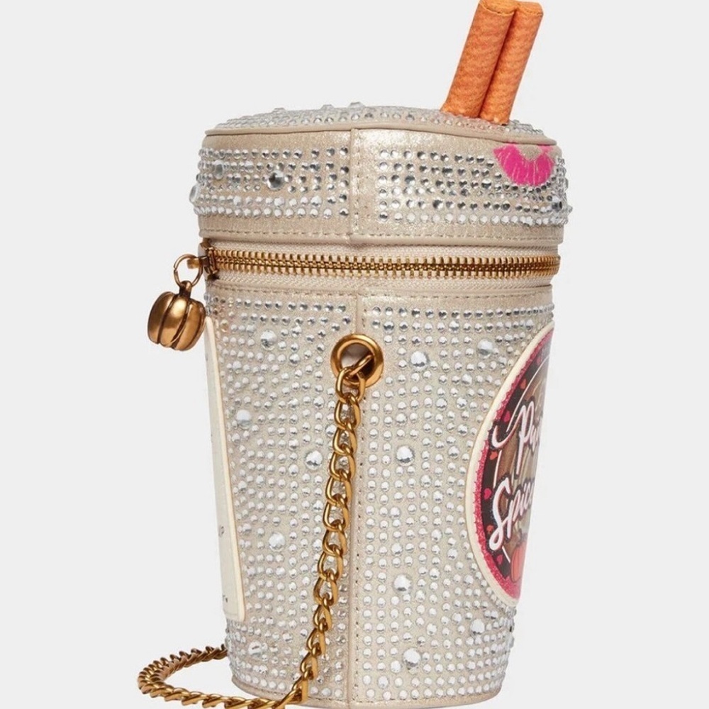 NWT Betsey Johnson Kitsch Spice Spice Baby Crystal Sm Crossbody Limited Edition - Picture 8 of 9